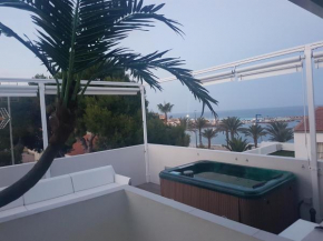 Гостиница Exclusive 3 bed apartment on the beach front with solarium and jacuzzi  Торре Да Ла Орадада